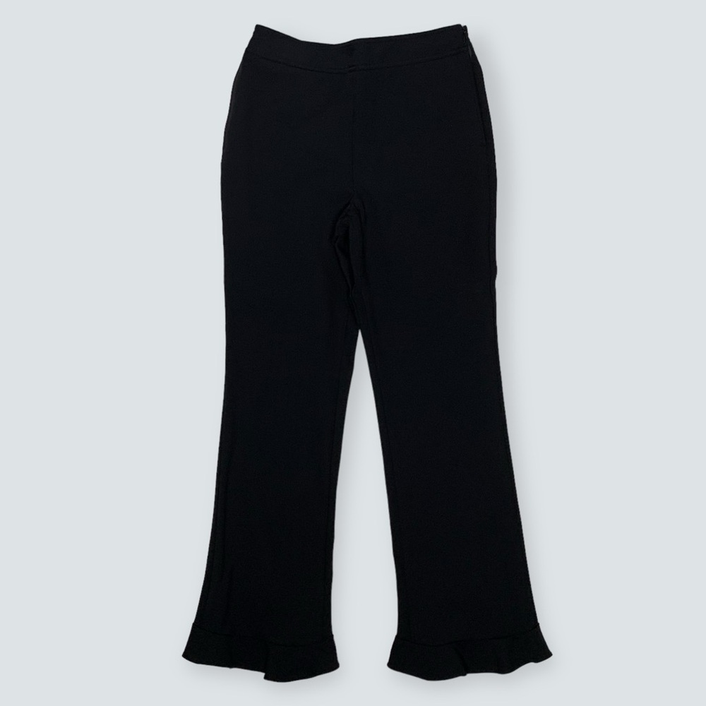 OPENING CEREMONY William Circle Ruffle-hem Ponte Pant Black $325 Sold Out Size 2
